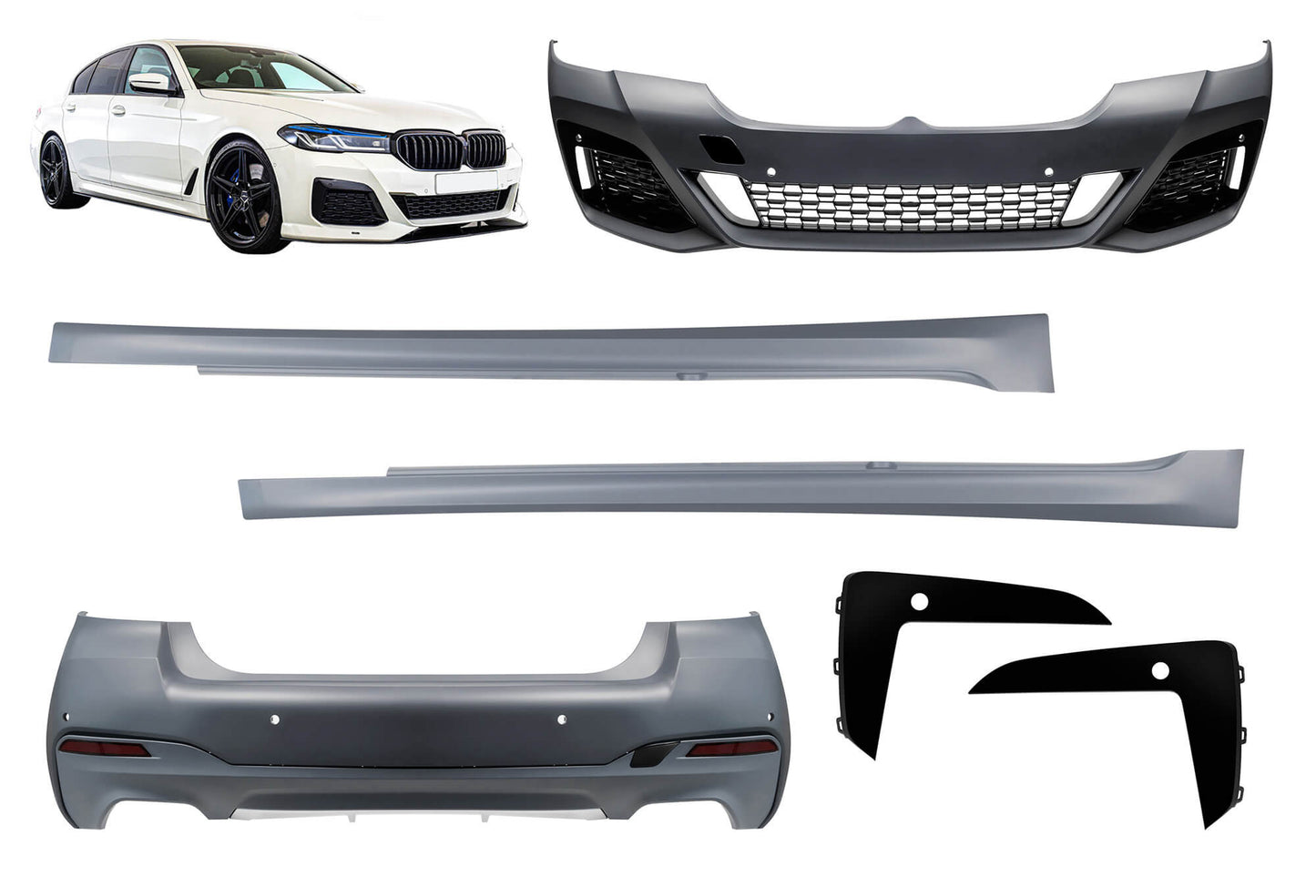 Tuning package compatible with BMW 5 Series G30 sedan (after 2021)