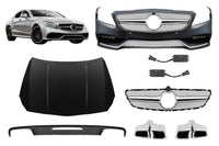 Pachet Tuning compatibil cu Mercedes CLS C218 (2013-2018) pentru modelul cu bara spate AMG