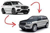 Tuning package compatible with Mercedes GLS X167 (2020-2023) with side steps