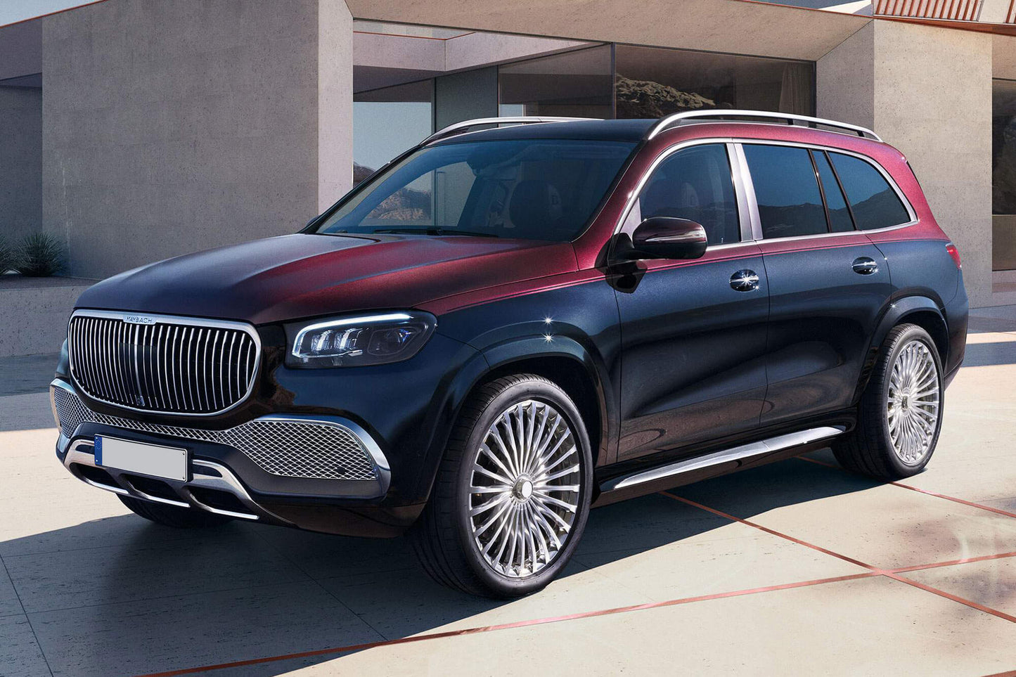 Tuning package compatible with Mercedes GLS X167 (2020-2023) with side steps