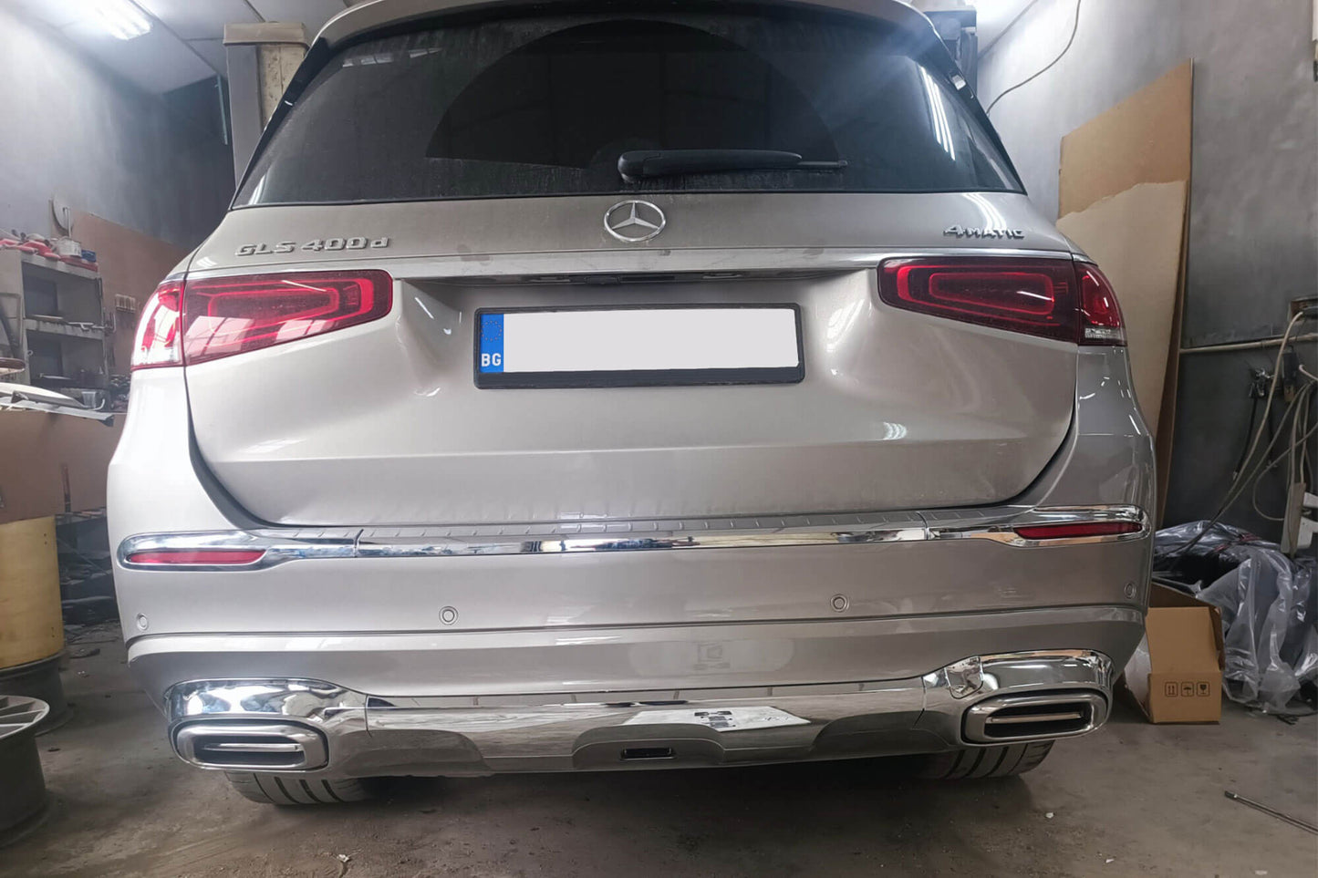 Tuning package compatible with Mercedes GLS X167 (2020-2023) with side steps