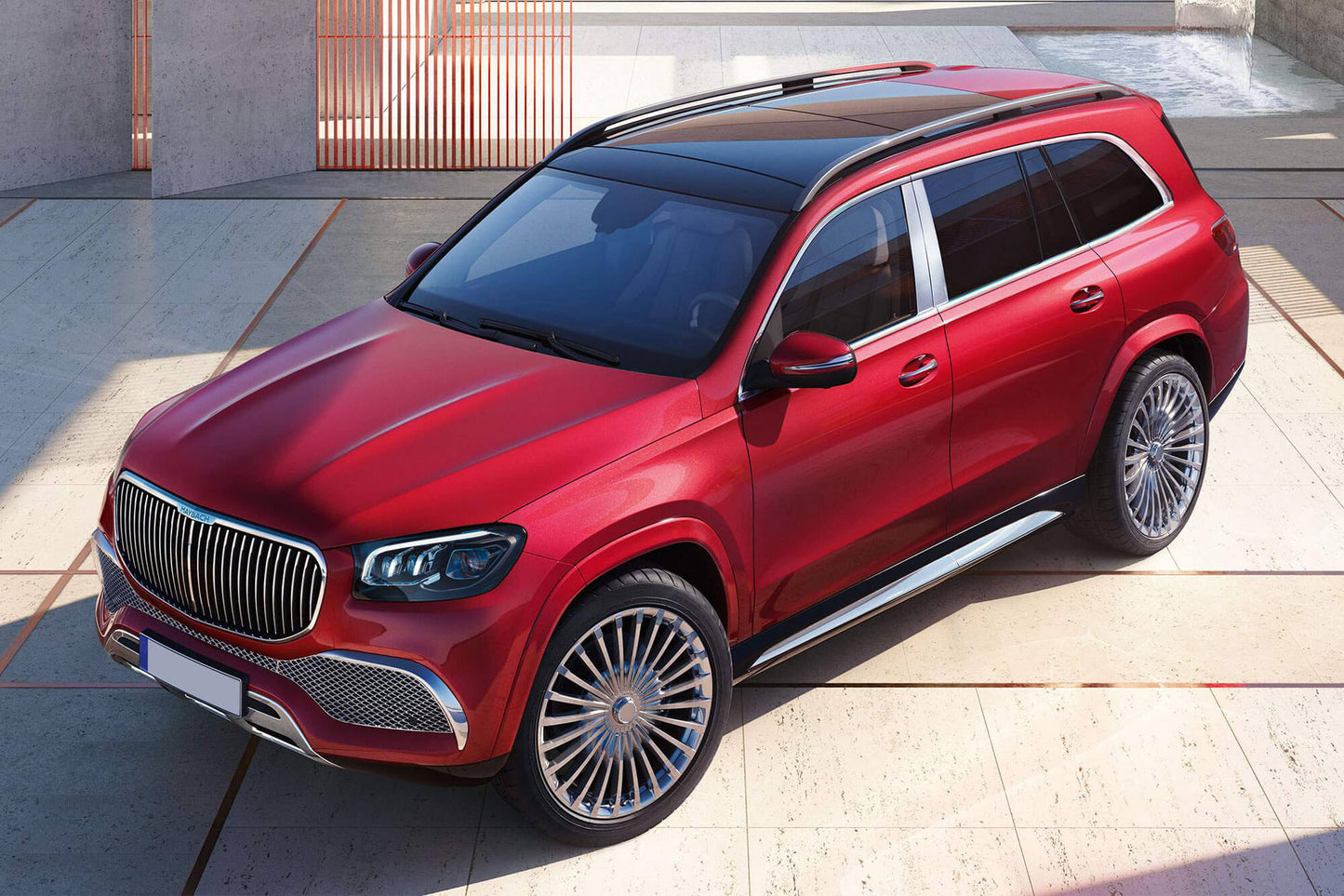 Tuning package compatible with Mercedes GLS X167 (2020-2023) with side steps