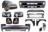 Pachet de tuning compatibil cu Range Rover Sport (2005–2009) conversie la Facelift 2009–2013