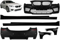 Pachet tuning tip 30 cu aripi tip M5 cu semnalizări compatibil cu BMW Seria 5 F10 sedan (2010-2017)