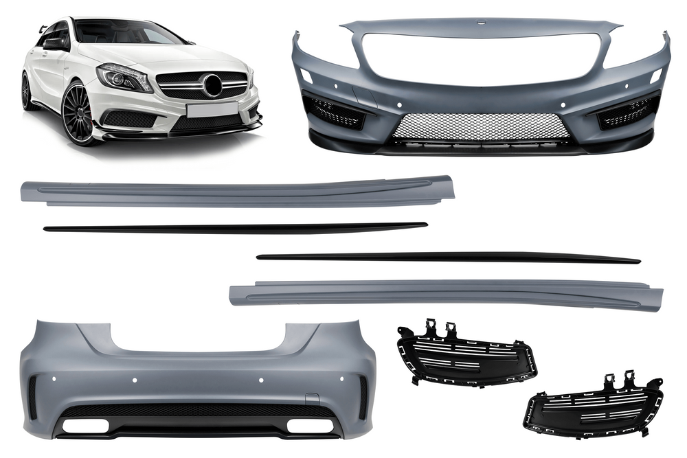 Pachet tuning tip 45 compatibil cu Mercedes A-Class W176 hatchback (2012-2018)