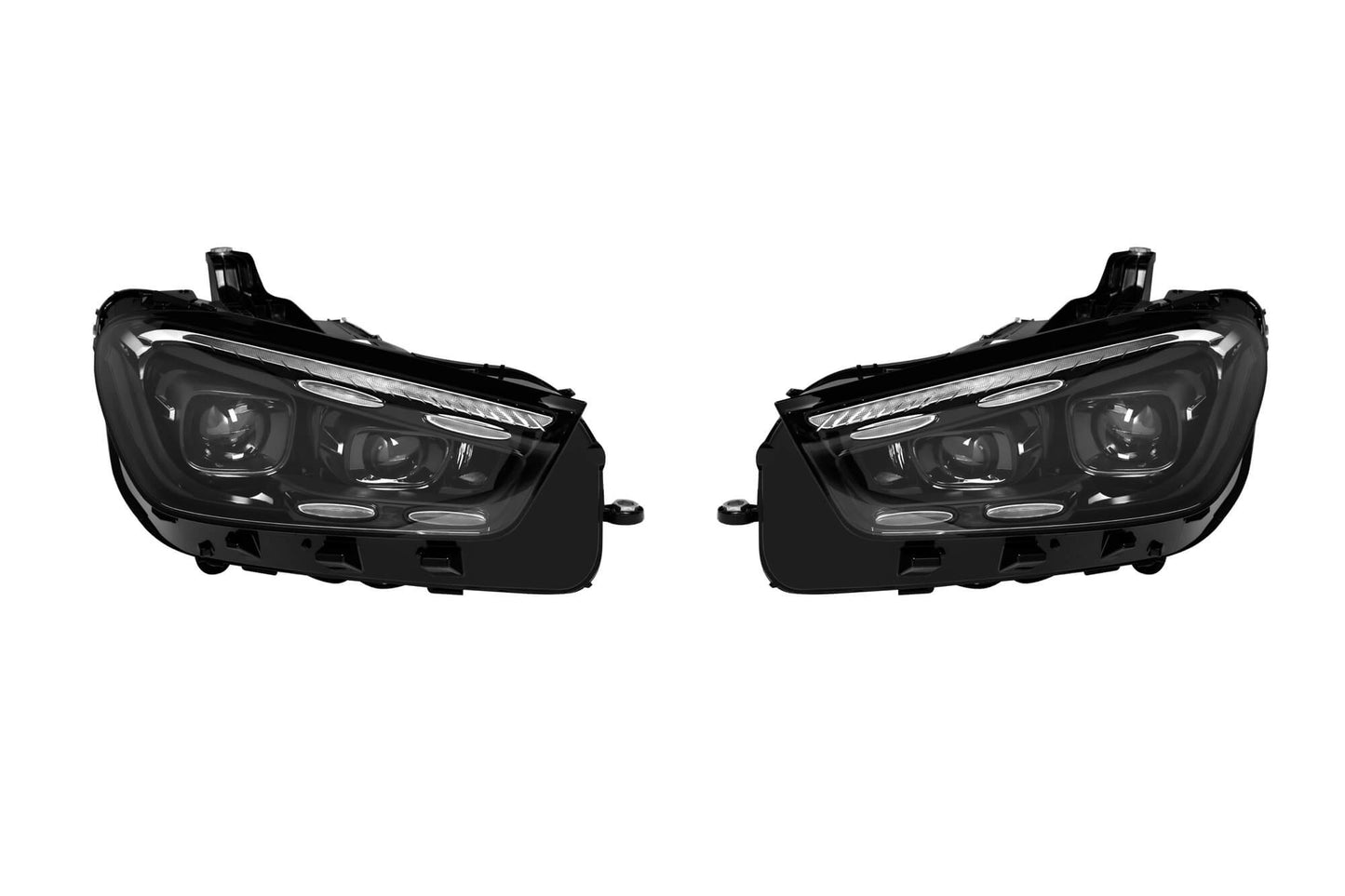 Tuning Pack tip 53 compatibil cu Mercedes GLE SUV W167 (după 2023), cu bară spate, faruri LED și stopuri LED