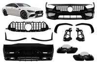 Pachet tuning tip 63 cu grila tip GT compatibil cu Mercedes AMG GT X290 4 Door Coupe (dupa 2019)