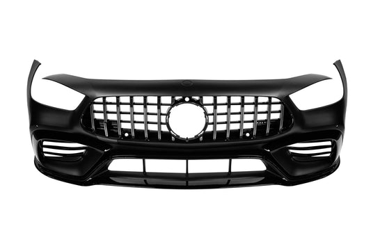 Pachet tuning tip 63 cu grila GT cromata/neagra, compatibil cu Mercedes AMG GT X290 4 Door Coupe dupa 2019
