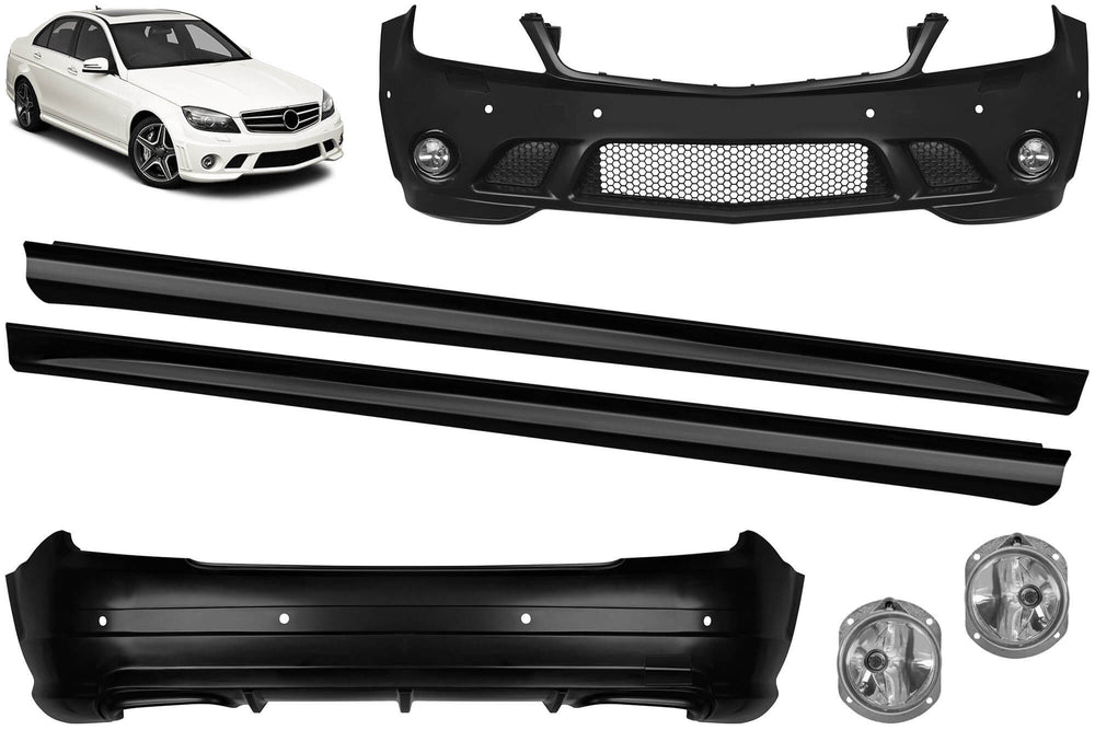 Pachet tuning tip 63 compatibil cu Mercedes C-Class W204 sedan (2008-2010)