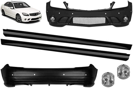 Pachet tuning tip 63 compatibil cu Mercedes C-Class W204 sedan (2008-2010)