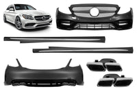 Pachet tuning tip 63 compatibil cu Mercedes C-Class W205 sedan (2019-2022)