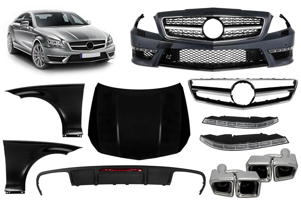 Pachet tuning tip 63 compatibil cu Mercedes CLS C218 (2011-2018)