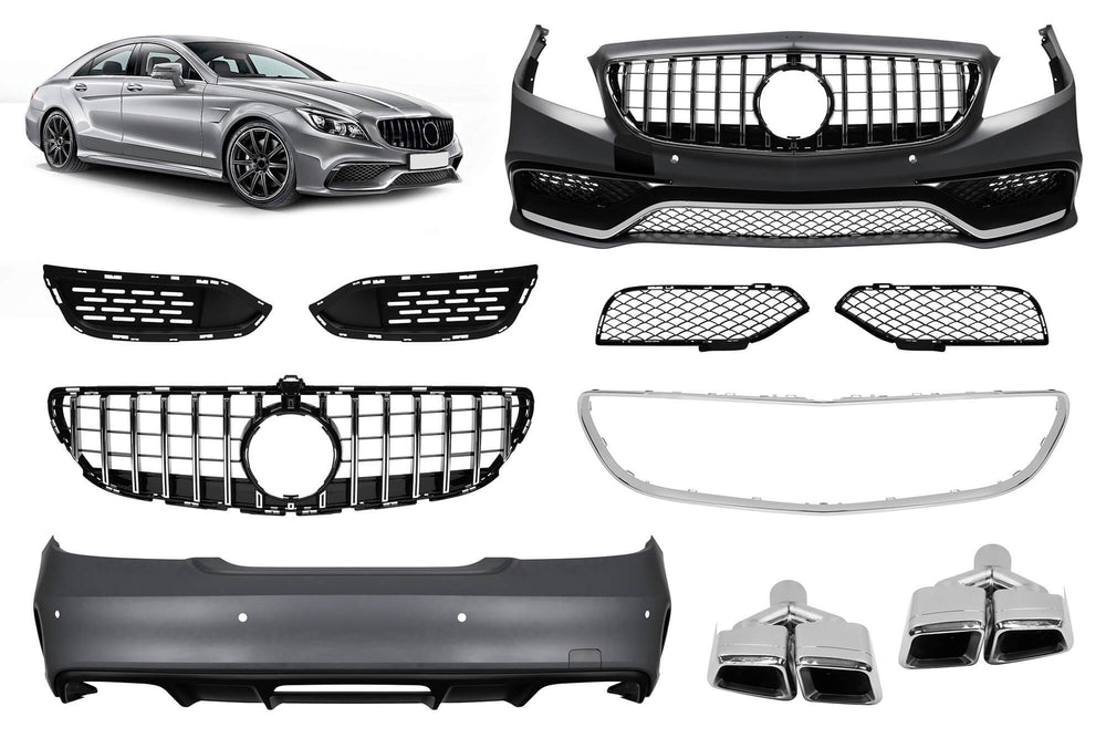 Pachet tuning tip 63 compatibil cu Mercedes CLS C218 (2014-2017)