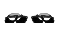 Pachet tuning tip 63 compatibil cu Mercedes E class C238 coupe, A238 cabrio (2017-2019) cu capace negre, pentru modelul cu bară spate AMG