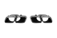 63 Type tuning package compatible with Mercedes E class C238 coupe, A238 convertible (2017-2019) with chrome tips, for models with AMG rear bumper