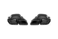 Pachet tuning tip 63 compatibil cu Mercedes E class W213 (2016-2019), cu ornamente evacuare negre si bandou cromat, compatibil cu modelul cu bara spate standard