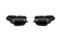 Pachet tuning tip 63 compatibil cu Mercedes E class W213 (2016-2019), cu ornamente evacuare negre si bandou cromat, compatibil cu modelul cu bara spate standard