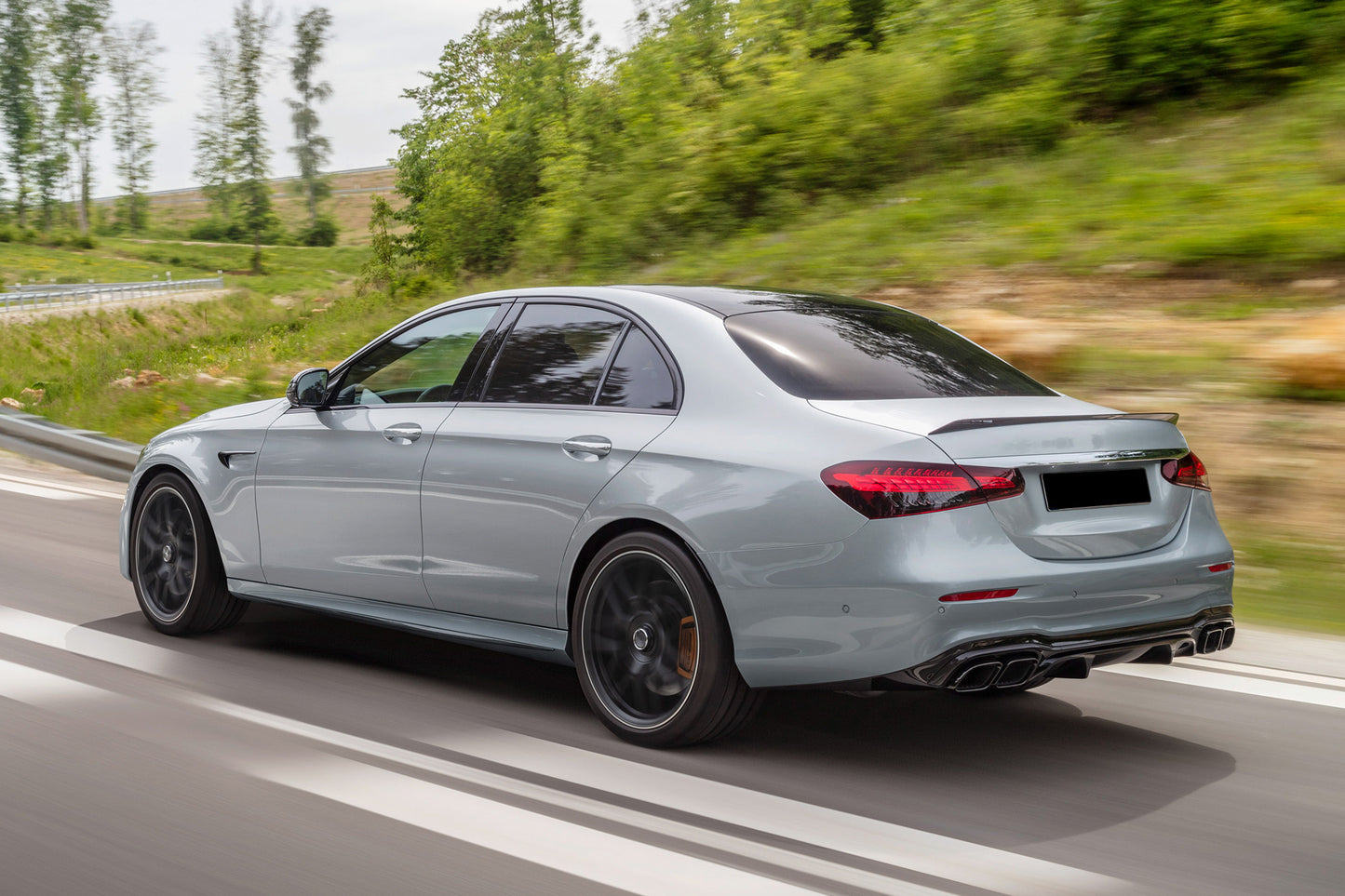 63-style package compatible with Mercedes E-Class W213 sedan (post-2020)