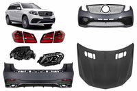 Pachet tuning tip 63 compatibil cu Mercedes GL X166 (2011-2015) conversie la GLS X166 2015-2018