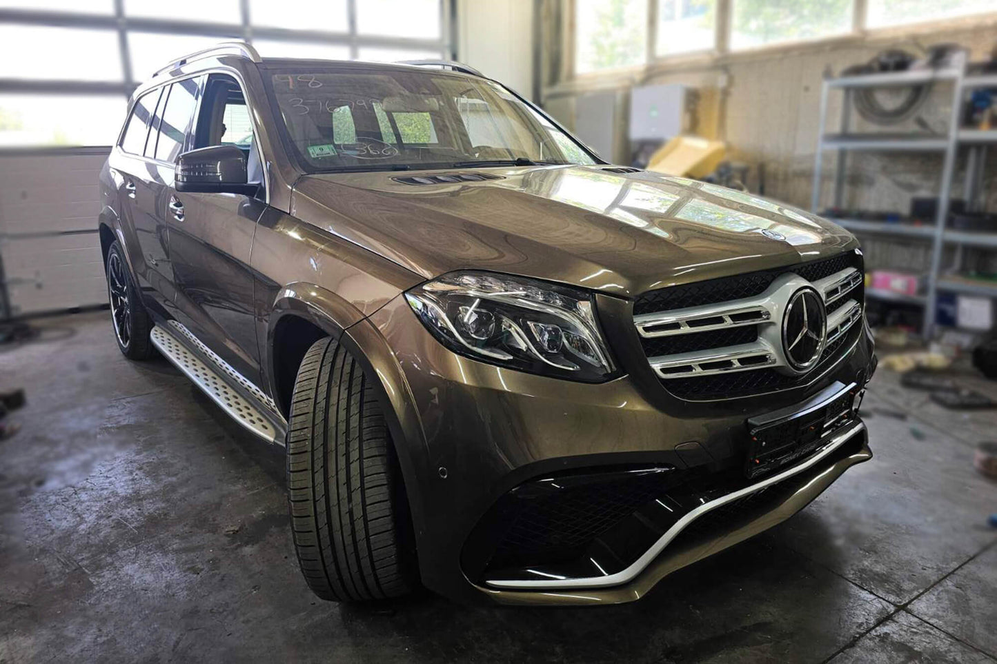 Pachet tuning tip 63 compatibil cu Mercedes GL X166 (2011-2015) conversie la GLS X166 2015-2018