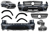 63 Type Tuning Package compatible with Mercedes GL X166 (2012-2015) with Chrome Trims
