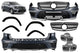 63 Type Tuning Package compatible with Mercedes GL X166 (2012-2015) with Chrome Trims