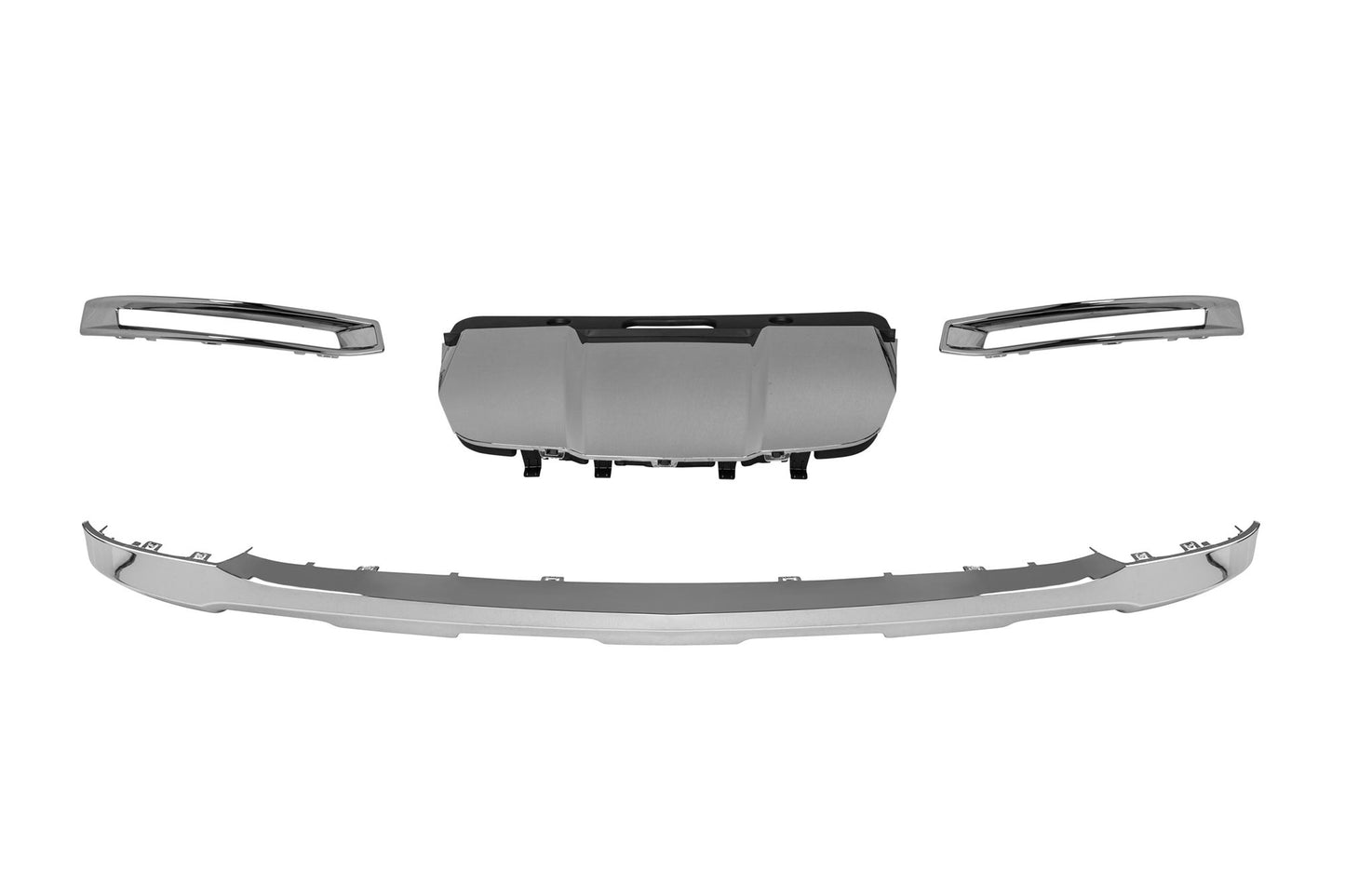 63 Type Tuning Package compatible with Mercedes GL X166 (2012-2015) with Chrome Trims