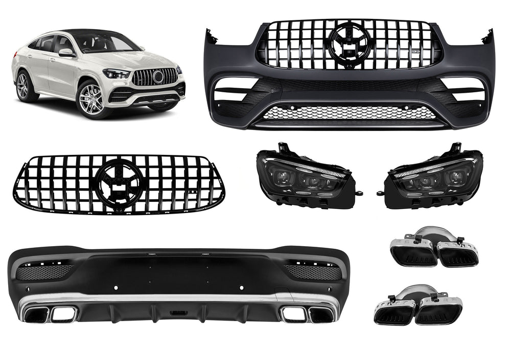 Tuning package type 63 compatible with Mercedes GLE Coupe C167 (2020-2023), with LED headlights