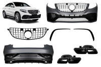 Pachet tuning cu bară spate tip 63 compatibil cu Mercedes GLE Coupe C292 (2016-2019)