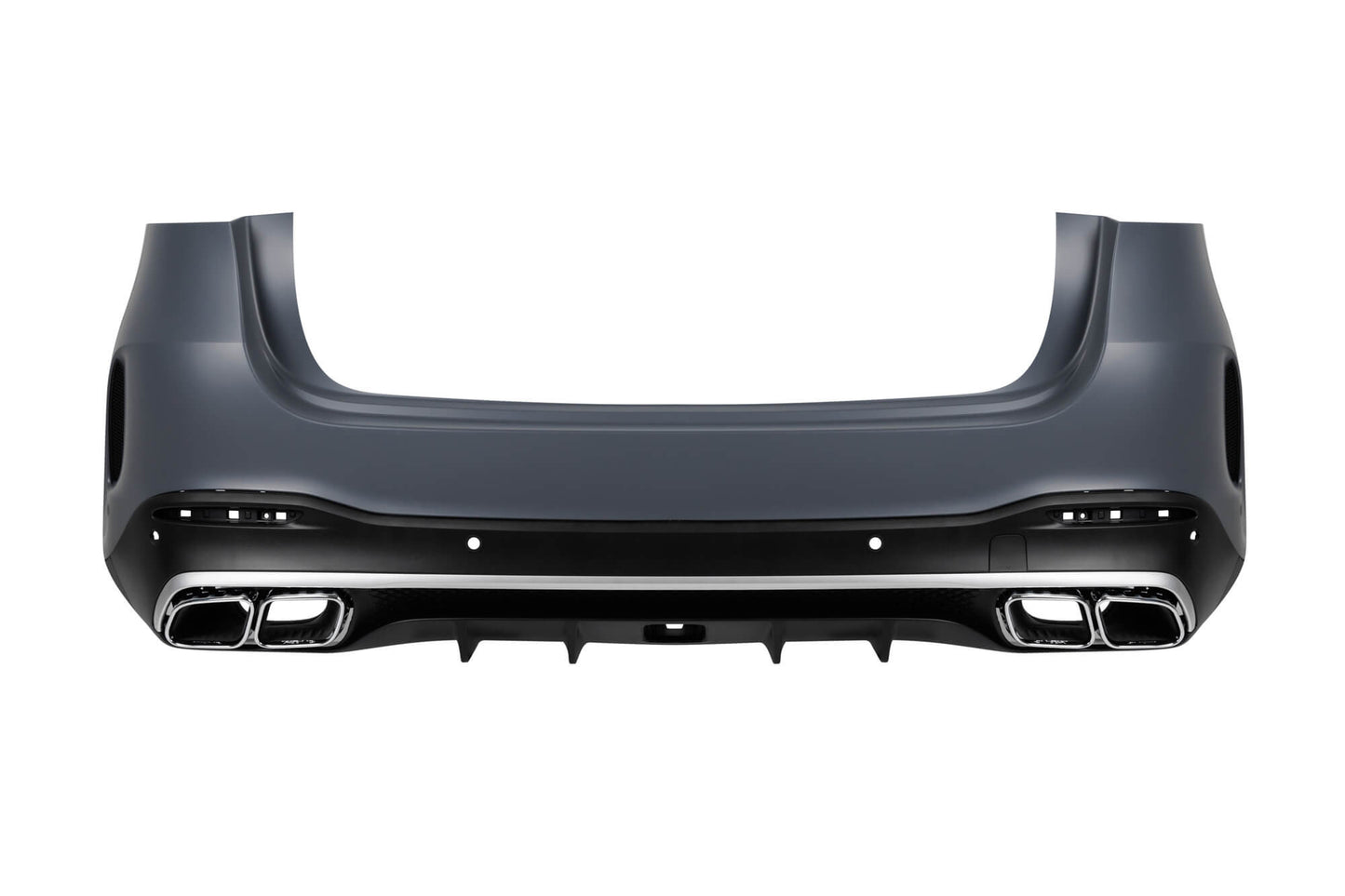 Pachet tuning tip 63 compatibil cu Mercedes GLE SUV W167 (2019-2023), cu elemente cromate, faruri LED și stopuri LED