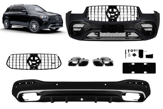 Type 63 package compatible with Mercedes GLE SUV W167 (from 2020), chrome elements