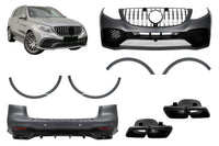 Pachet tuning tip 63 compatibil cu Mercedes GLE W166 (2015-2018) cu grilă GT
