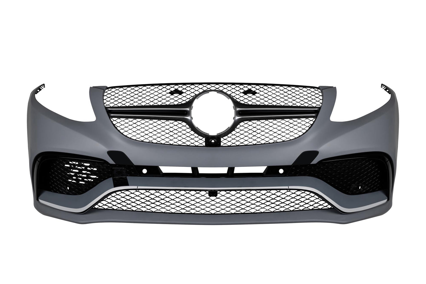 Pachet tuning tip 63 compatibil cu Mercedes ML W166 (2011-2015) convertit în GLE W166, compatibil cu modelul cu faruri xenon