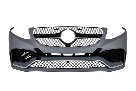 Pachet tuning tip 63 compatibil cu Mercedes ML W166 (2011-2015) convertit în GLE W166, compatibil cu modelul cu faruri xenon