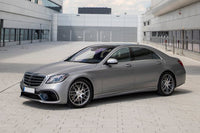 Pachet de tuning tip 63 compatibil cu Mercedes S-Class W222 (2013-2017), cu faruri, praguri compatibile cu ampatamentul lung