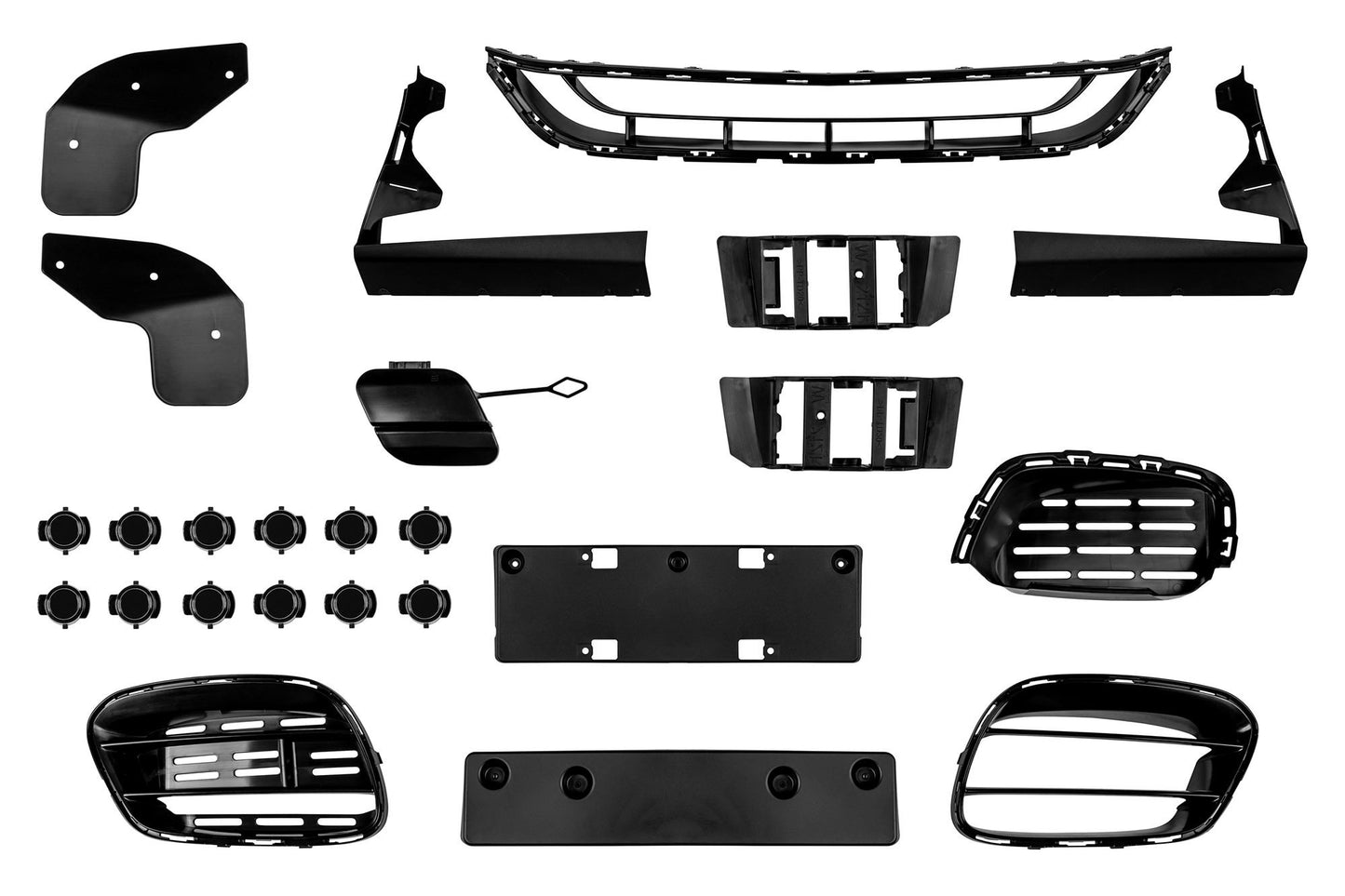 Pachet de tuning tip 63 compatibil cu Mercedes S-Class W222 (2013-2017), cu faruri, praguri compatibile cu ampatamentul lung