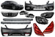 Pachet tuning tip 63 compatibil cu Mercedes S W222 (2013-2017), cu faruri, stopuri, grilă, praguri laterale, compatibil cu ampatament lung