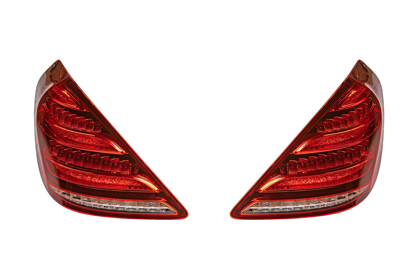 Pachet tuning tip 63 compatibil cu Mercedes S W222 (2013-2017), cu faruri, stopuri, grilă, praguri laterale, compatibil cu ampatament lung
