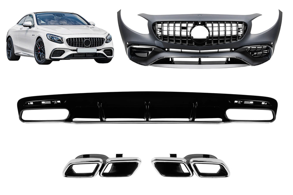 Pachet tuning tip 63 compatibil cu Mercedes S-Class C217 Coupe (2014-2020)