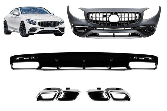 Pachet tuning tip 63 compatibil cu Mercedes S-Class C217 Coupe (2014-2020)
