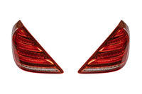 Pachet tuning tip 63 compatibil cu Mercedes S class W222 (2017-2020), cu faruri, stopuri, grilă, fără praguri