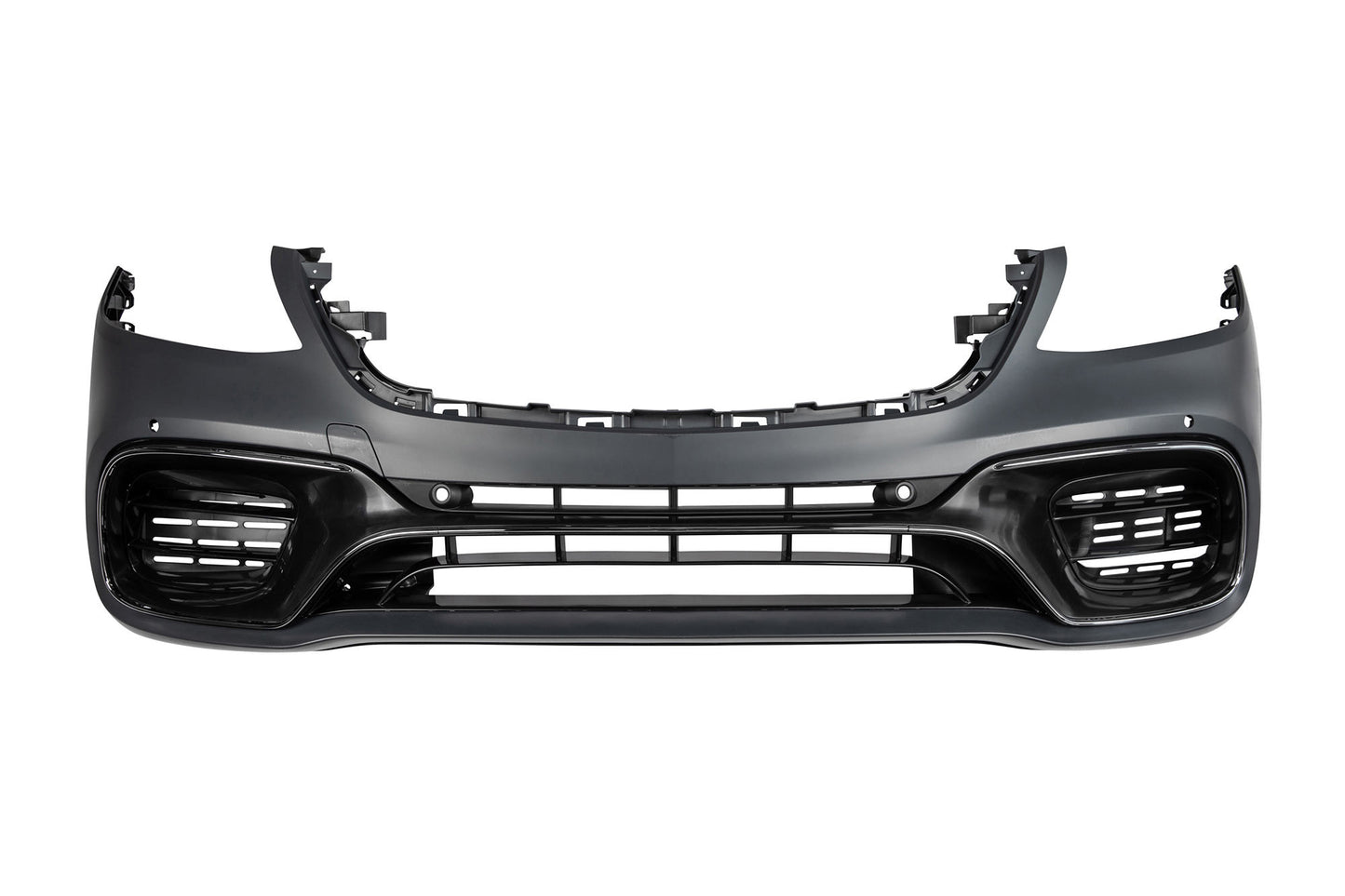 Pachet tuning tip 63 compatibil cu Mercedes S class W222 (2017-2020), cu faruri, stopuri, grilă, fără praguri