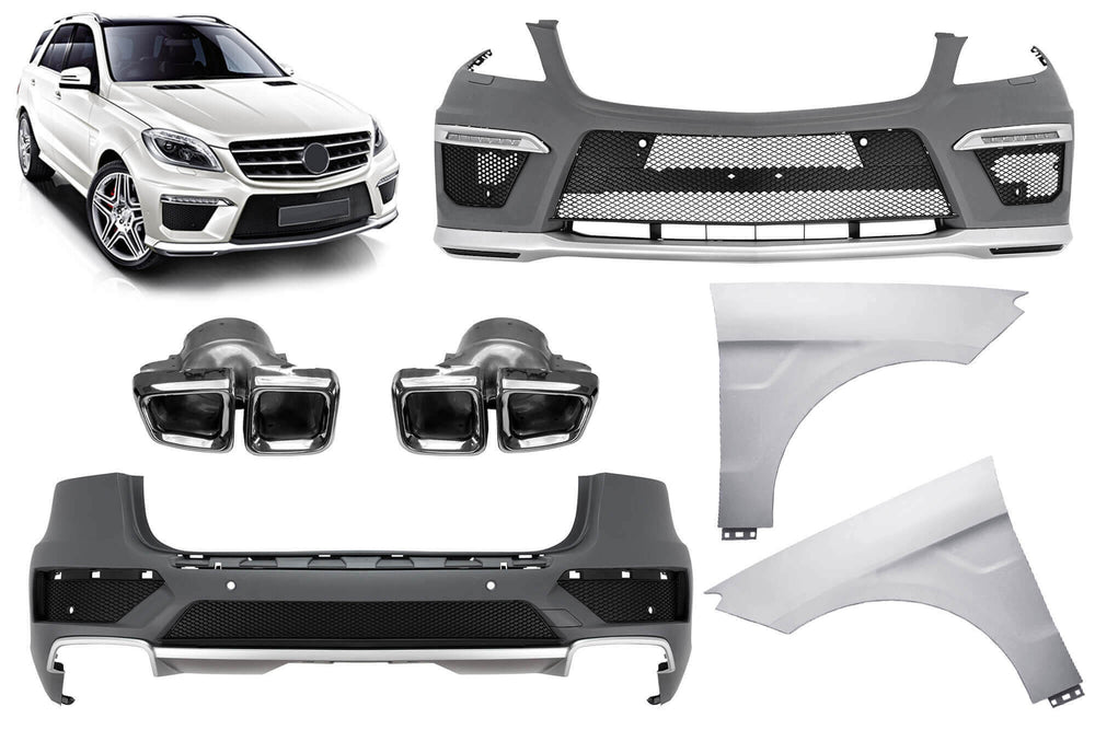 Pachet tuning tip 63 compatibil cu Mercedes ML W166 (2012-2015)