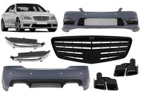 Pachet tuning stil 63 compatibil cu Mercedes S-Class W221 (2006-2013), compatibil cu ampatament scurt și lung, fără praguri incluse