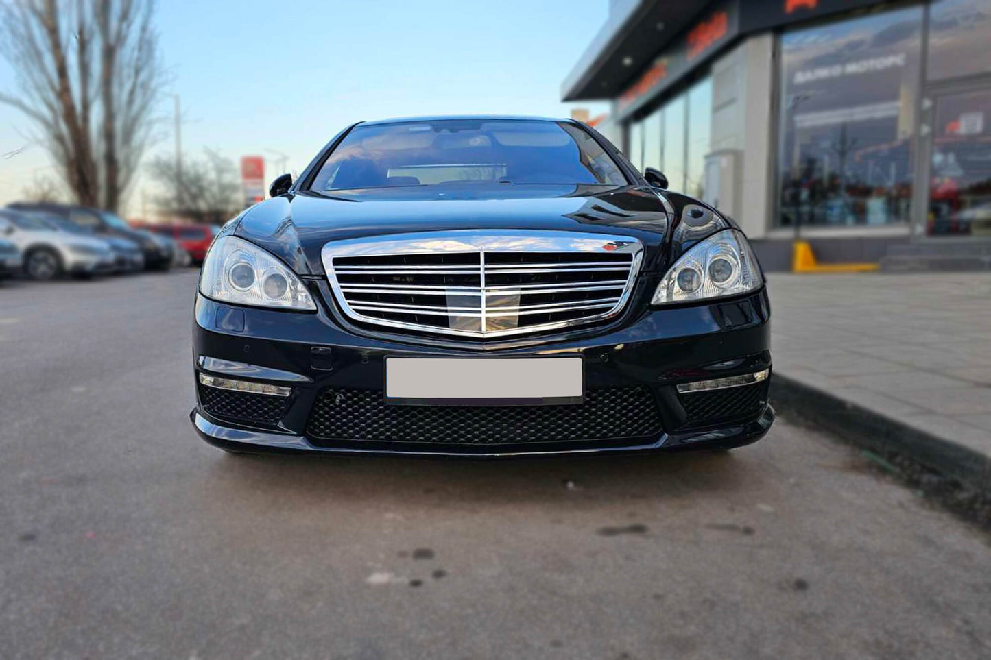 Pachet tuning tip 63 compatibil cu Mercedes S class W221 (2006-2013), compatibil cu ampatament scurt și lung, fără praguri