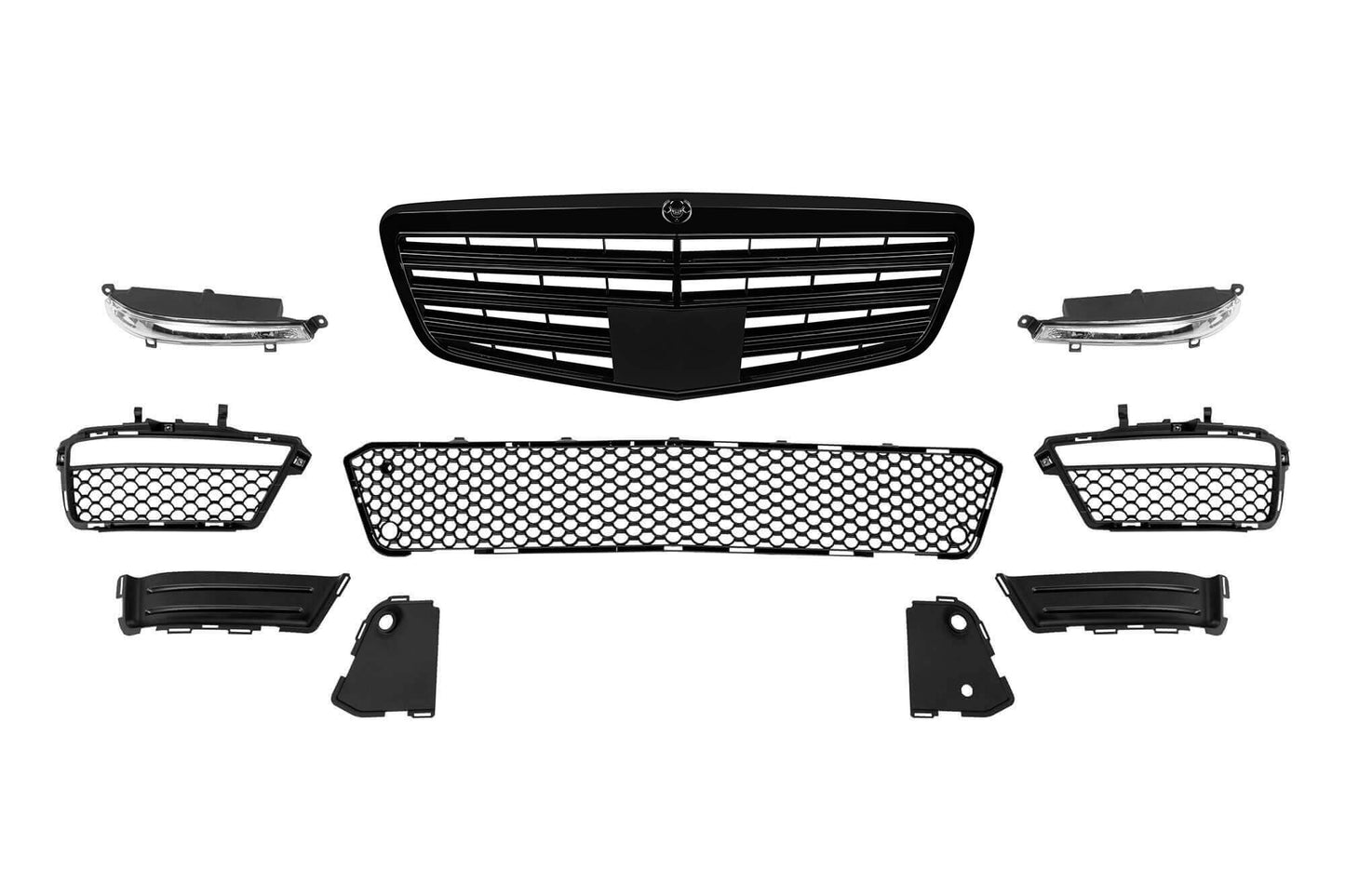 63-Type Tuning Package Compatible with Mercedes S-Class W221 Long Wheelbase (2006-2013) with Side Skirts