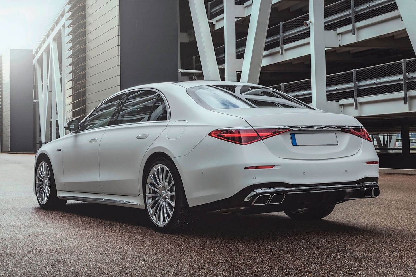 63-type tuning package compatible with Mercedes S Class W223 long wheelbase (after 2020), chrome elements