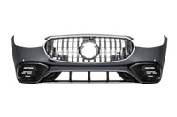 63-style tuning package compatible with long-wheelbase Mercedes S Class W223 (post-2020), with smoked chrome elements