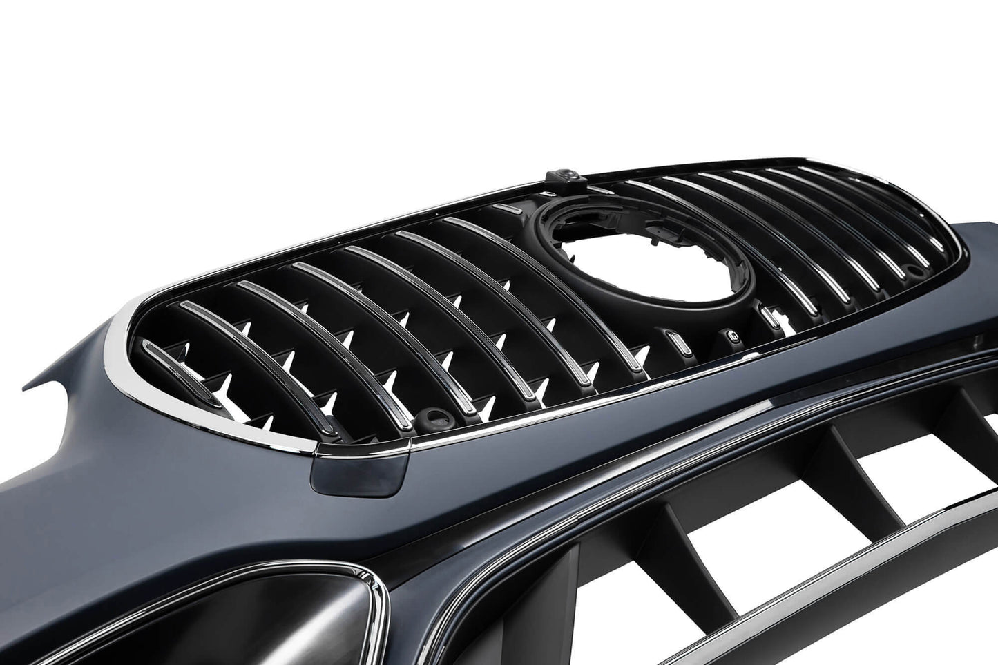63-style tuning package compatible with long-wheelbase Mercedes S Class W223 (post-2020), with smoked chrome elements