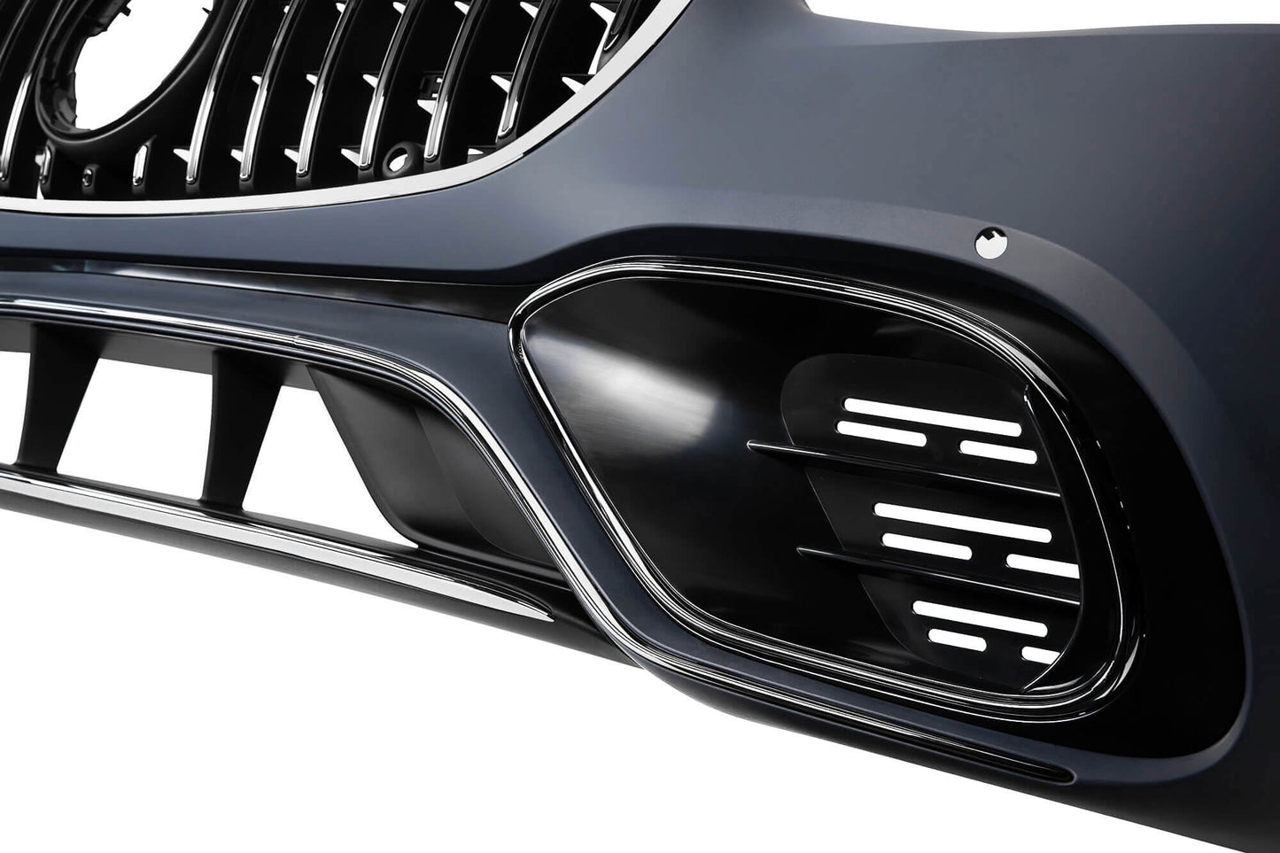 Pachet tuning tip 63 cu elemente cromate, compatibil cu Mercedes S-Class W223 (după 2020)